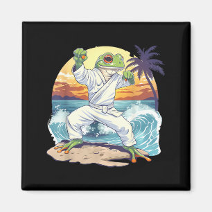 Aimant Jiu-Jitsu MMA Crapaud Taekwondo Grenouille Judo Pl