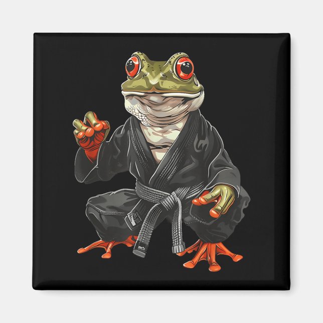Aimant Jiu-Jitsu Toad MMA Kickboxing Arts Martiaux (Devant)