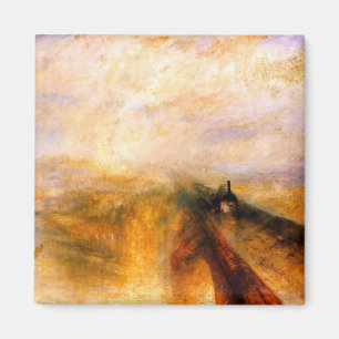 Aimant JMW Turner - vapeur de pluie et expédient le gran