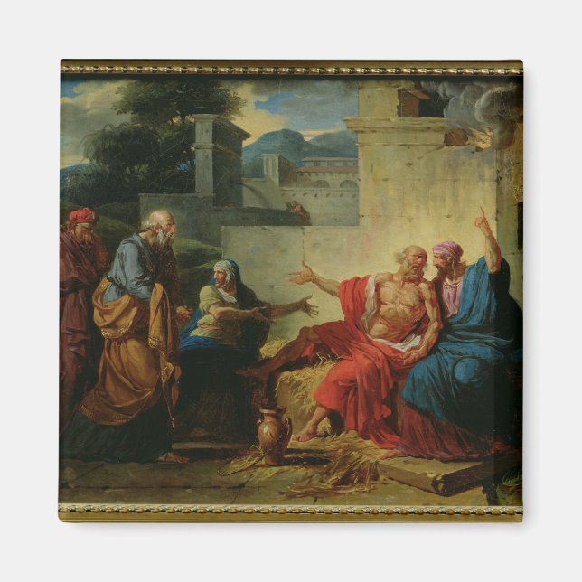 Aimant Job Being Scolded by his Wife, c.1790 (Devant)