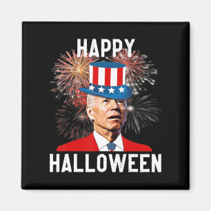 Aimant Joe Biden Bonne Halloween Pour Amusants Juillet