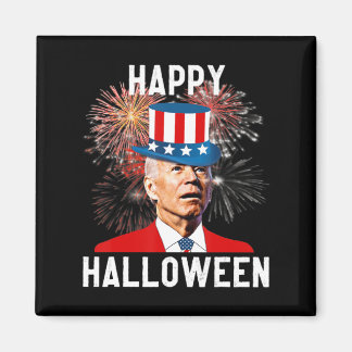 Aimant Joe Biden Bonne Halloween Pour Amusants Juillet