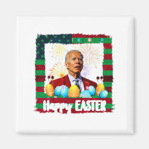 Aimant Joe Biden drôle Joyeuses Pâques Confus 4 juillet