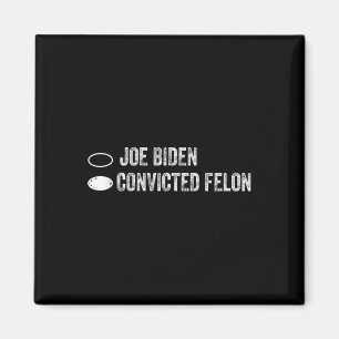 Aimant Joe Biden Vs Condamné Felon - Bulletin De Vote