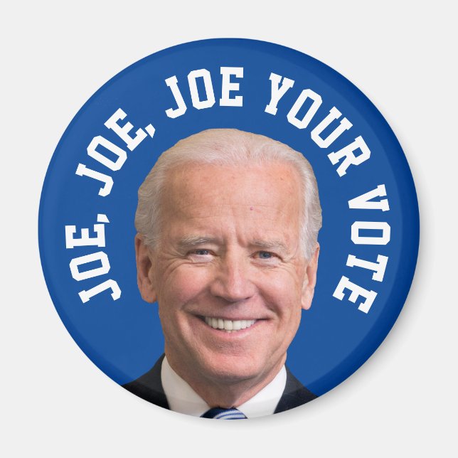 Aimant Joe, Joe, Joe Votre Vote (Devant)