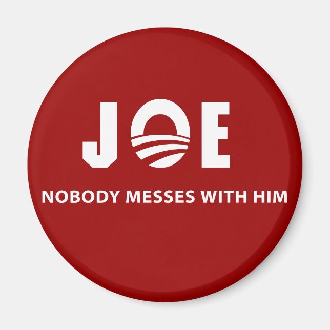 Aimant JOE Personne Ne Met De Messe Avec Lui (Devant)