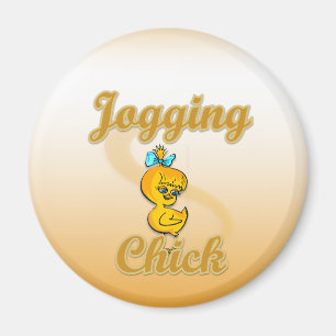 Aimant Jogging Chick