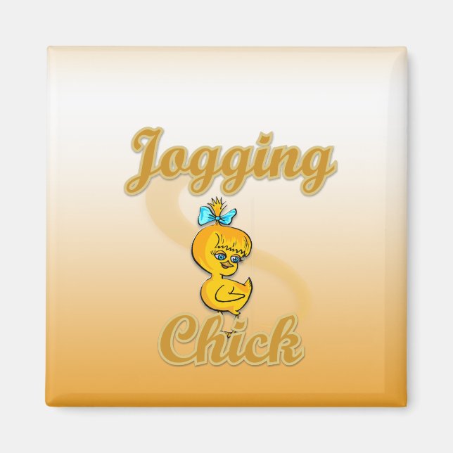 Aimant Jogging Chick (Devant)