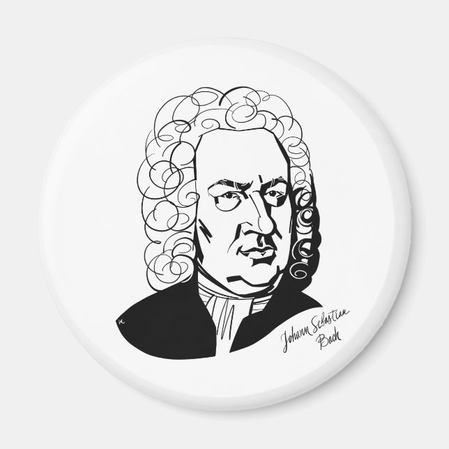 Aimant Johann Sebastian Bach (Devant)