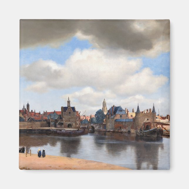 Aimant Johannes Vermeer - Vue de Delft (Devant)