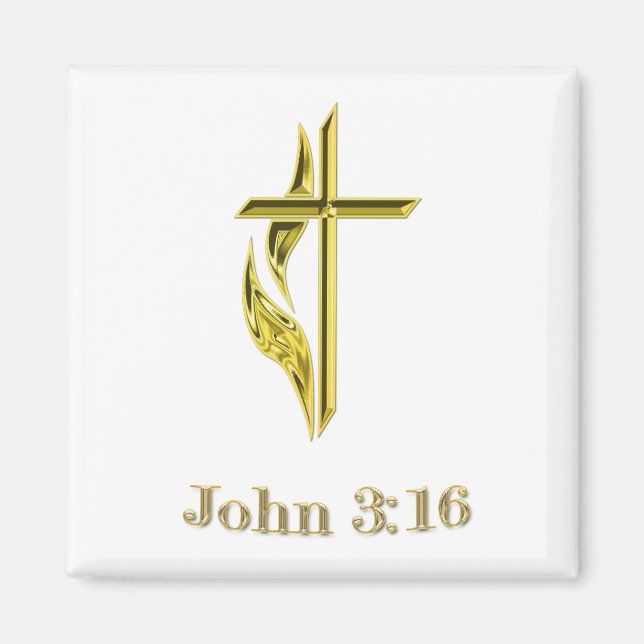 Aimant John 3:16 (Devant)