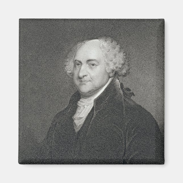 Aimant John Adams, gravé par James Barton Longacre (179 (Devant)