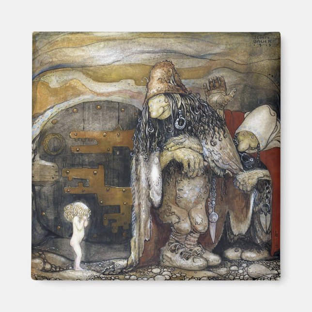 Aimant John Bauer Troll (Devant)