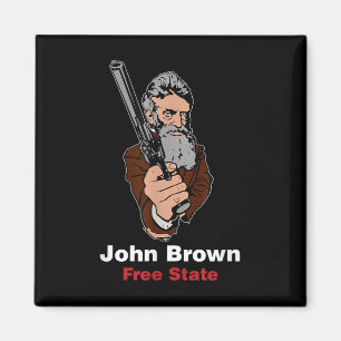 Aimant John Brown abolitionniste saignant Kansas État lib