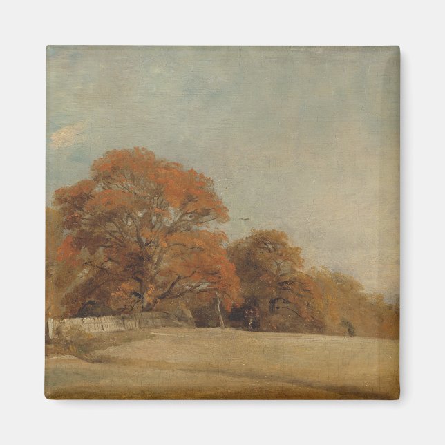 Aimant John Constable | Un paysage automnal à East Ber (Devant)