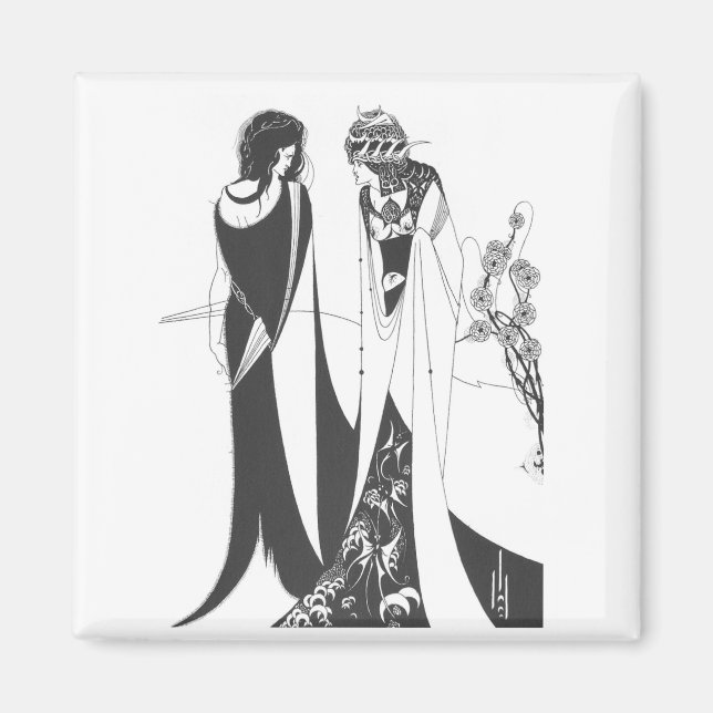 Aimant John et Salome, par Aubrey Beardsley.. HD (Devant)