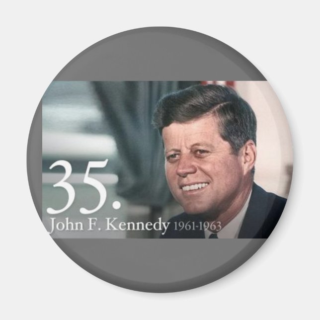 Aimant John F Kennedy (Devant)