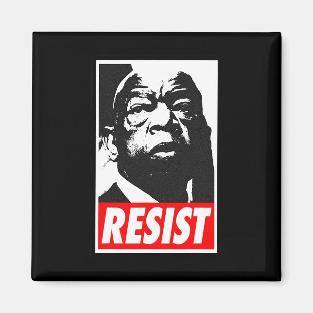 Aimant John Lewis - Résister - 2020 (Devant)