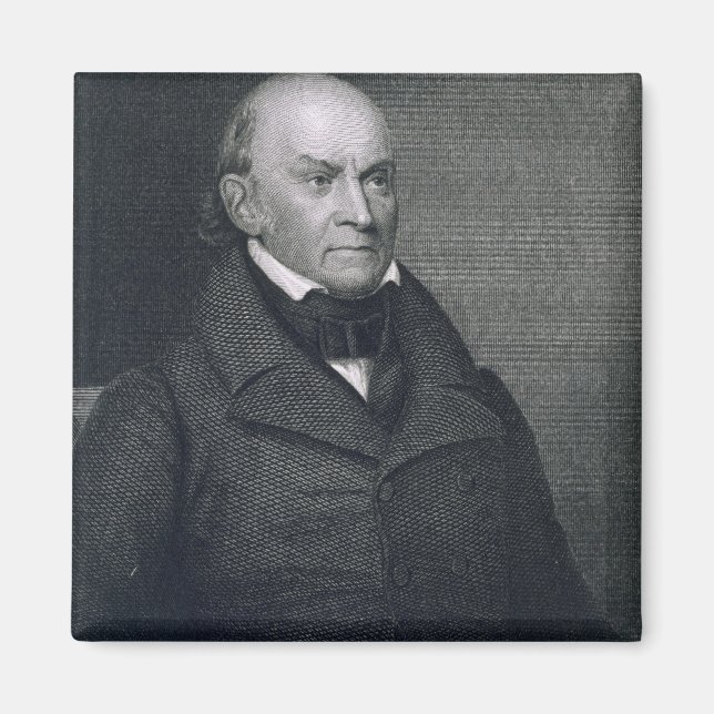 Aimant John Quincy Adams, gravé par John Wesley Paradis (Devant)