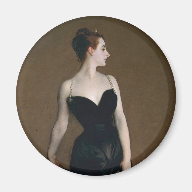 Aimant John Singer Sargent Madame X Portrait Classique (Devant)