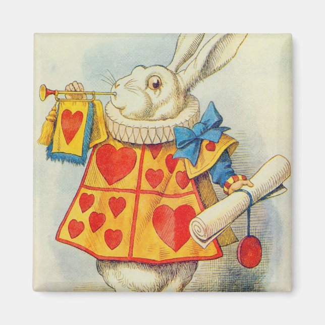 Aimant John Tenniel | The White Rabbit (Devant)