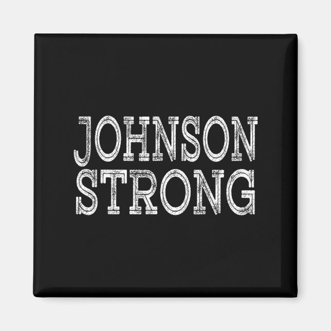 Aimant JOHNSON Forte Équipe Réunion de Famille Équipe Nom (Devant)