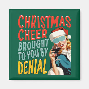 Aimant Joie de Noël Vous est Apportée par le Déni