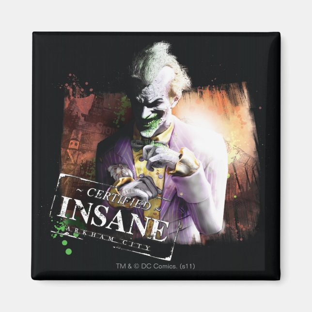 Aimant Joker - Certified Insane (Devant)