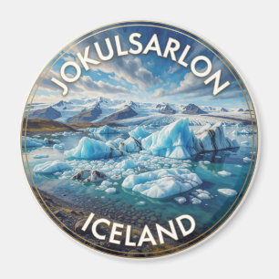 Aimant Jökulsárlón Islande Lagune de Glace Bleue Voyage
