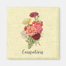 Joli Bouquet Carnation Vintage