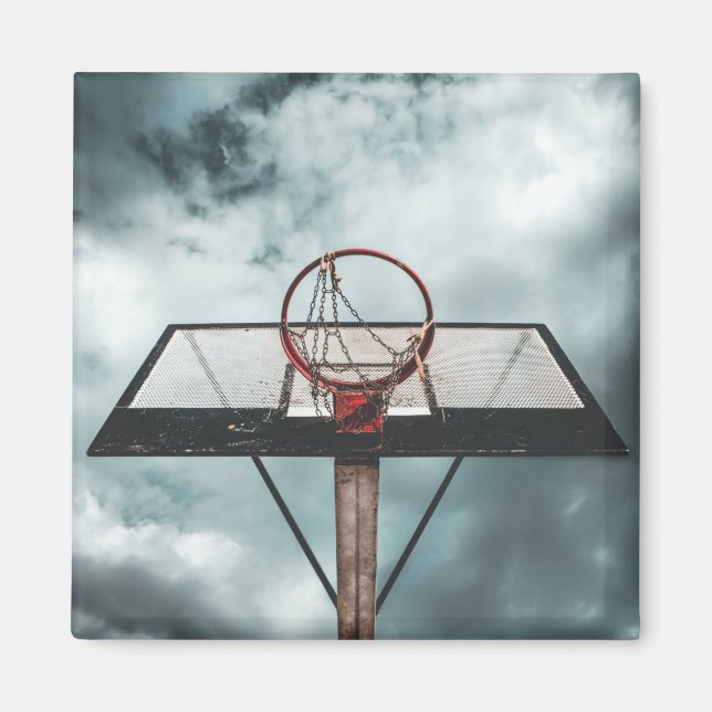 Aimant Joli cadeau de basket-ball (Devant)