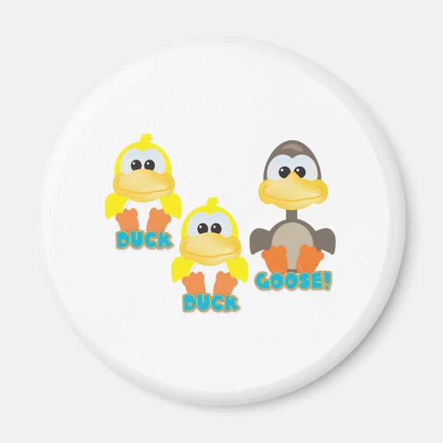 Aimant Joli canard Goofkins duck duck goose (Devant)