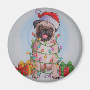 Aimant Joli Carlin de Noël Chien Tumbler Thermal