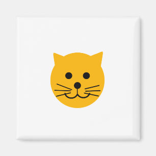 Aimant Joli chat jaune