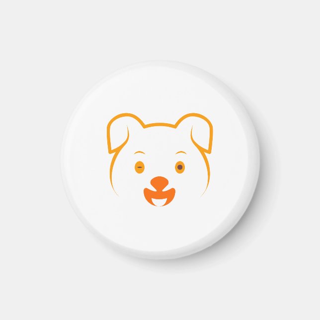 Aimant Joli chiot (Devant)