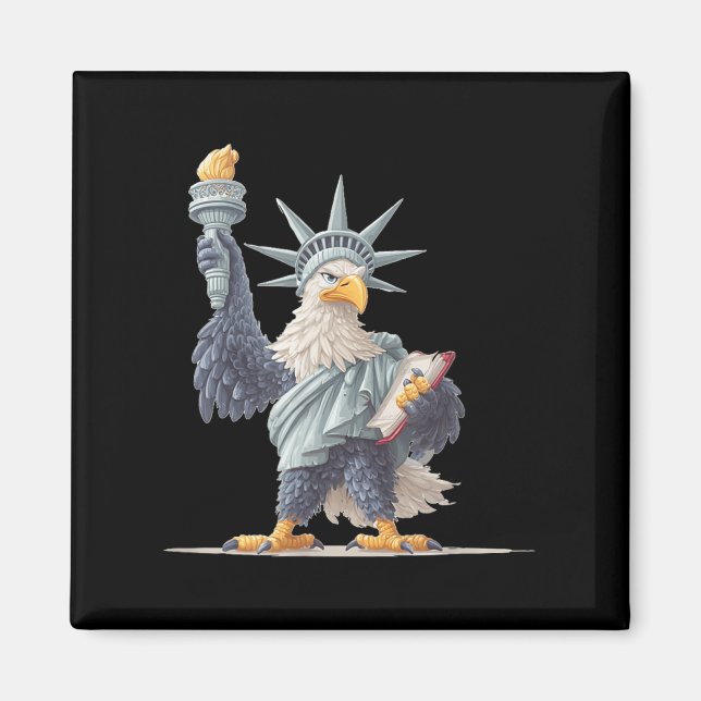 Aimant Joli Costume De Statue Américaine Pour Vêtements P (Devant)