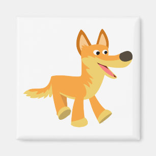 Aimant Joli Dingo Caricature