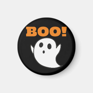 Aimant Joli Fantôme avec BOO! mots