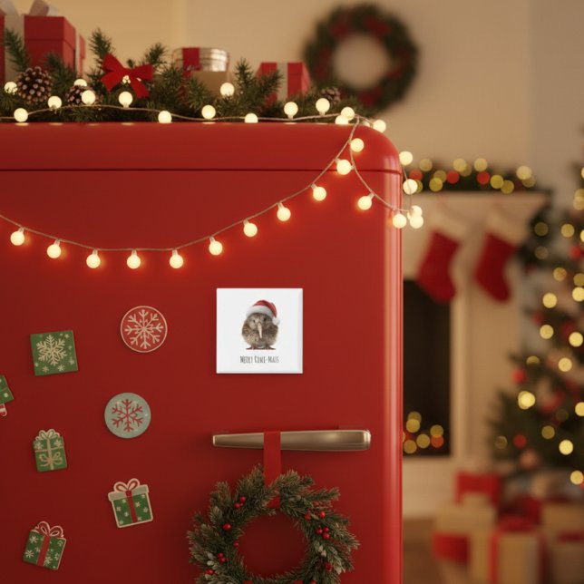 Aimant Joli Kiwi de Noël, coutume (Créateur téléchargé)