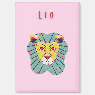 Aimant Joli Leo, zodiaque, impression signe du zodiaque