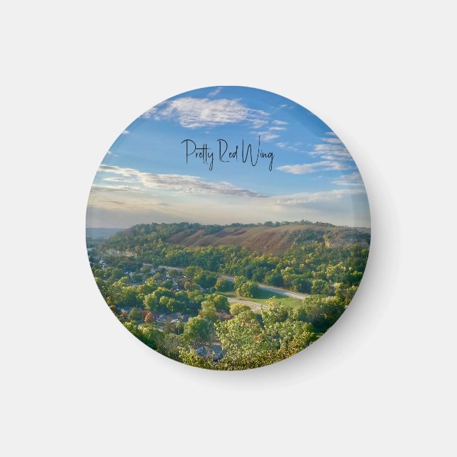 Aimant Joli Magnétisme d'Aile Rouge (Devant)