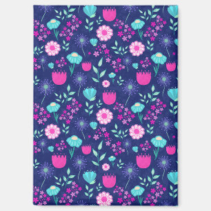 Aimant Joli motif floral de fond