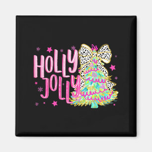 Aimant Joli Nœud Coquette Filles Arbre de Noël Joyeux Noë