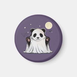 Aimant Joli Panda Fantôme Sous la Lune