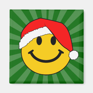 Aimant Joli visage de Noël Père Noël