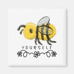 Aimant Jolie abeille bourdonnez vous-même