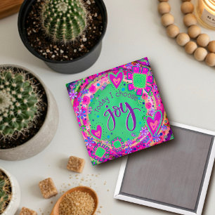 Aimant Jolie Aujourd'Hui Je Choisis Joy Fun Inspirivity F