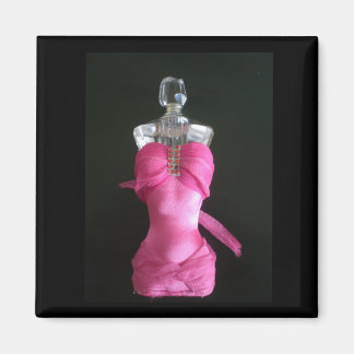 Aimant Jolie bouteille de parfum rose