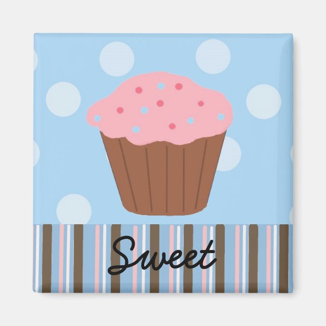 Aimant Jolie Cupcake (Devant)