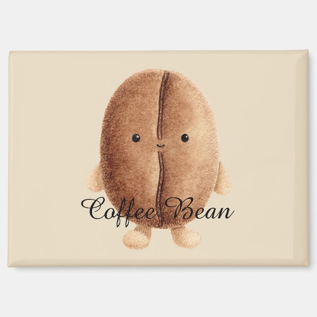 Aimant Jolie Grain de Café (Recto)